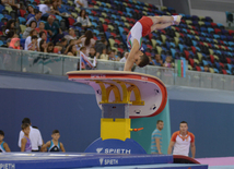 Kişi idman gimnastikası üzrə 22-ci Bakı Çempionatı və Birinciliyi. Bakı, Azərbaycan, 02 oktyabr 2015